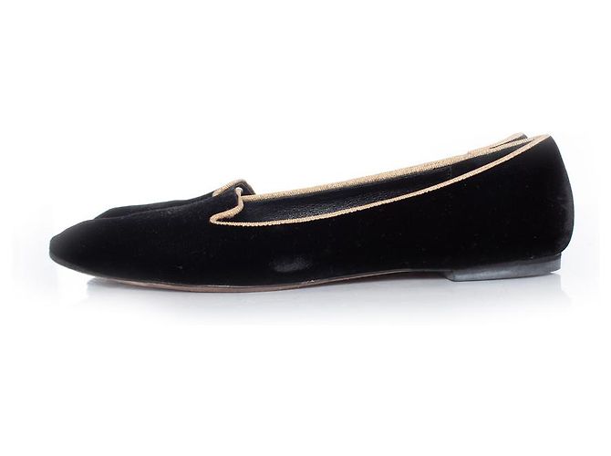 DOLCE & GABBANA, Mocassini in velluto nero - vista 2