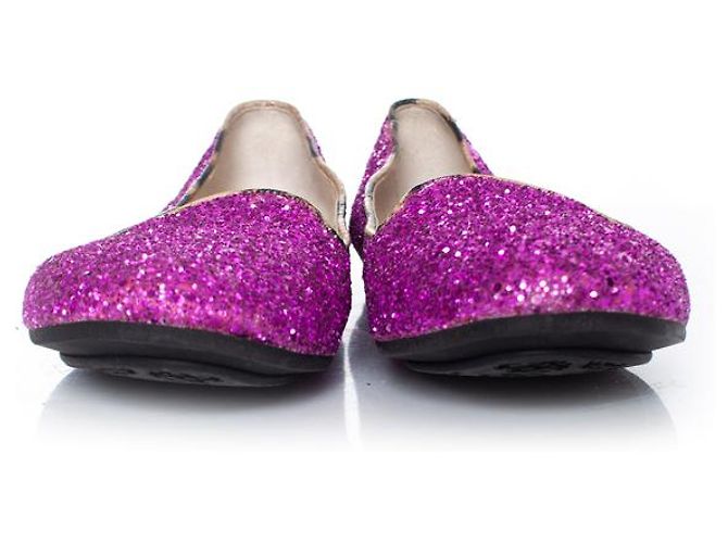 Roberto Cavalli, Mocassini glitterati Rosa - vista 3