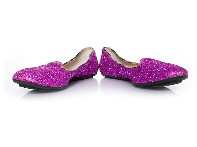 Roberto Cavalli, Mocassini glitterati Rosa - vista 5