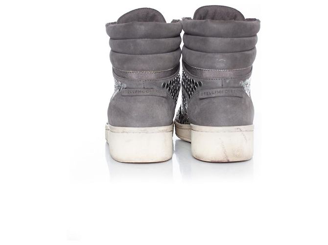 Stella Mc Cartney Stella Mccartney, scarpe da ginnastica borchiate Grigio - vista 3