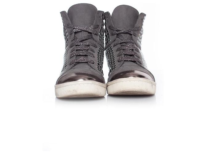 Stella Mc Cartney Stella Mccartney, scarpe da ginnastica borchiate Grigio - vista 5