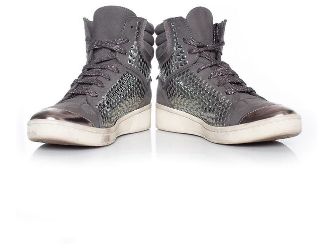 Stella Mc Cartney Stella Mccartney, scarpe da ginnastica borchiate Grigio - vista 6
