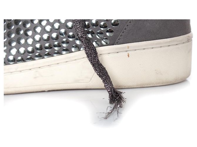 Stella Mc Cartney Stella Mccartney, scarpe da ginnastica borchiate Grigio - vista 7