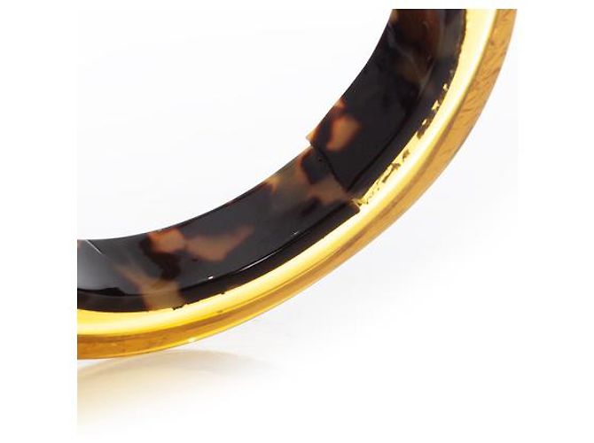 Jean Paul Gaultier, Bracciali rigidi epossidici Arancione Giallo - vista 5
