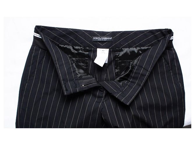 DOLCE & GABBANA, Pinstripe trousers Grey - view 5