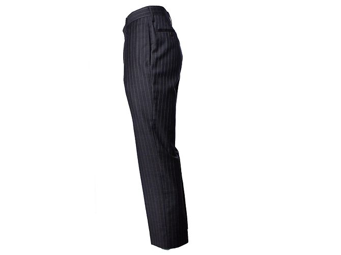 Gucci, Pantalón de raya diplomática en gris - vista 3