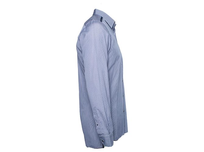 LANVIN, Blu scuro a quadri con camicia bianca - vista 3