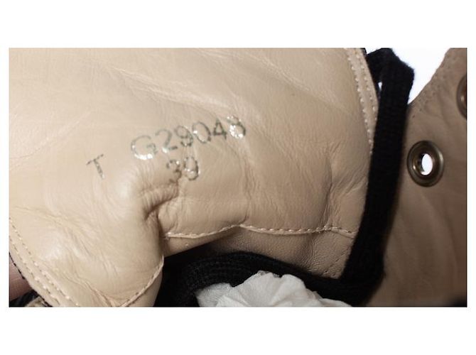 Chanel, Sneakers alte in pizzo Nero - vista 9