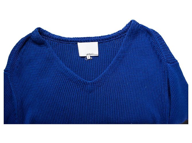 Phillip Lim Philip Lim, top azul tejido - vista 6
