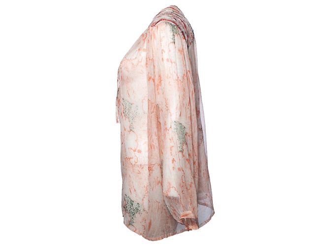 Autre Marque Mes demoiselles, blusa con estampado floral Rosa - vista 3