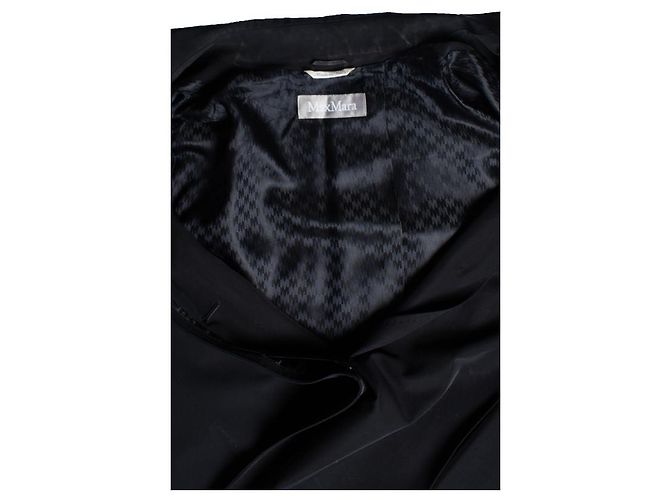 Autre Marque MAX MARA, Schwarzer Trenchcoat - Ansicht 7