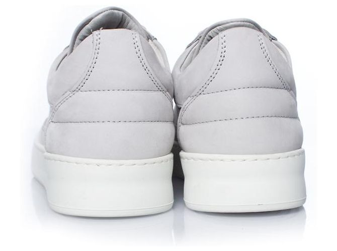 Autre Marque Füllstücke, Sneaker aus grauem Nubukleder - Ansicht 6