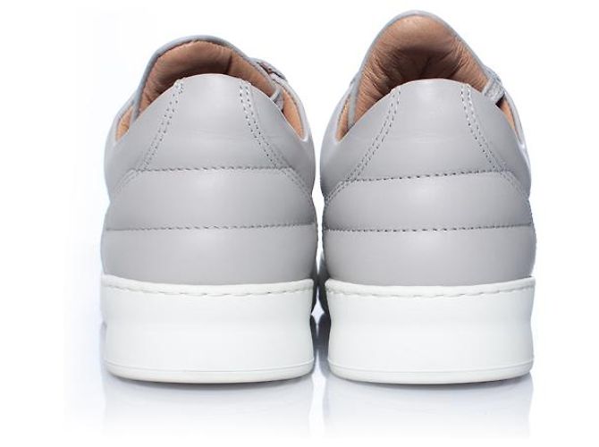 Autre Marque Füllstücke, Sneaker aus grauem Leder - Ansicht 3