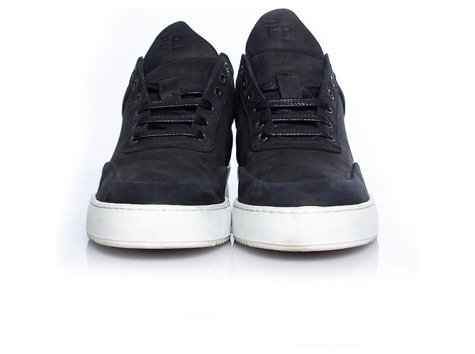 Autre Marque Pezzi di riempimento, Sneaker in pelle nabuk nera Nero - vista 3