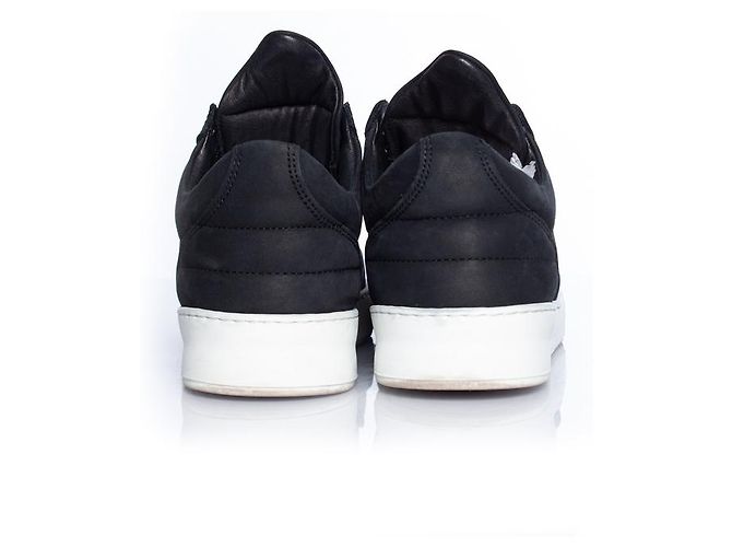 Autre Marque Pezzi di riempimento, Sneaker in pelle nabuk nera Nero - vista 5