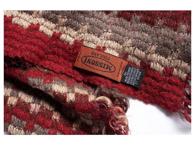 MISSONI, Sciarpa multicolor con stampa zig zag Multicolore - vista 5
