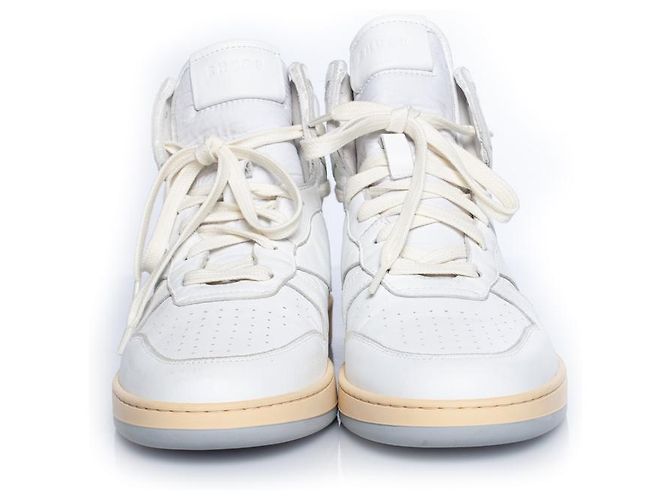 Autre Marque maleducato, Sneaker alta in pelle Bianco - vista 3