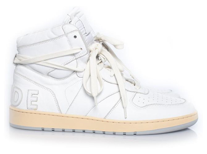 Autre Marque maleducato, Sneaker alta in pelle Bianco - vista 4