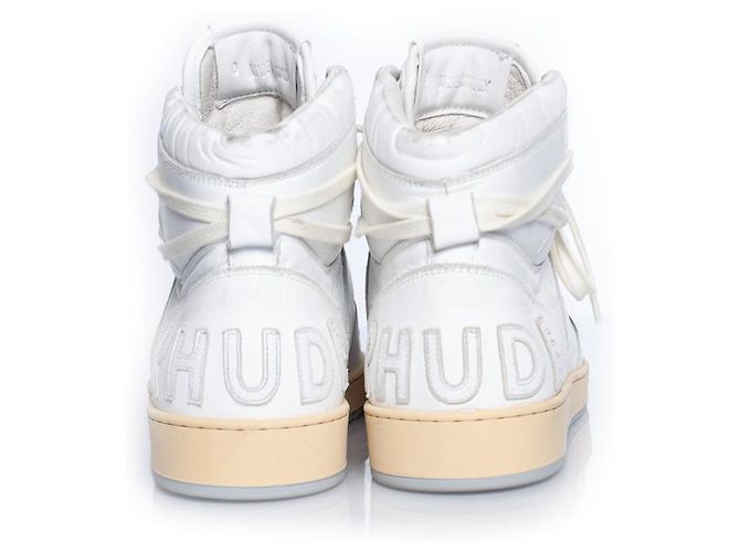 Autre Marque maleducato, Sneaker alta in pelle Bianco - vista 5
