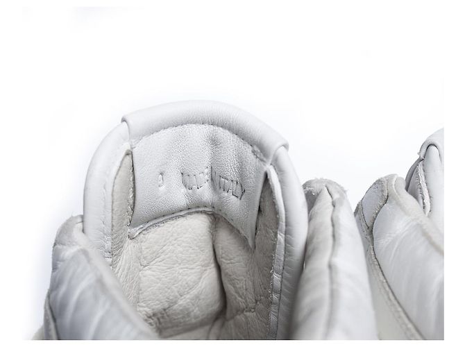 Autre Marque maleducato, Sneaker alta in pelle Bianco - vista 6