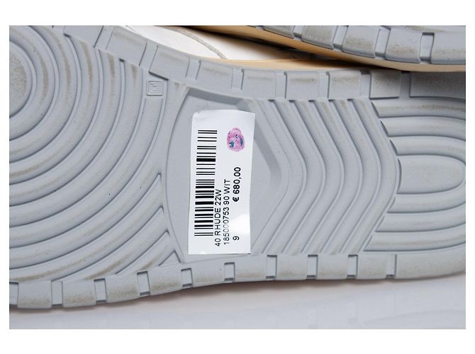 Autre Marque maleducato, Sneaker alta in pelle Bianco - vista 7