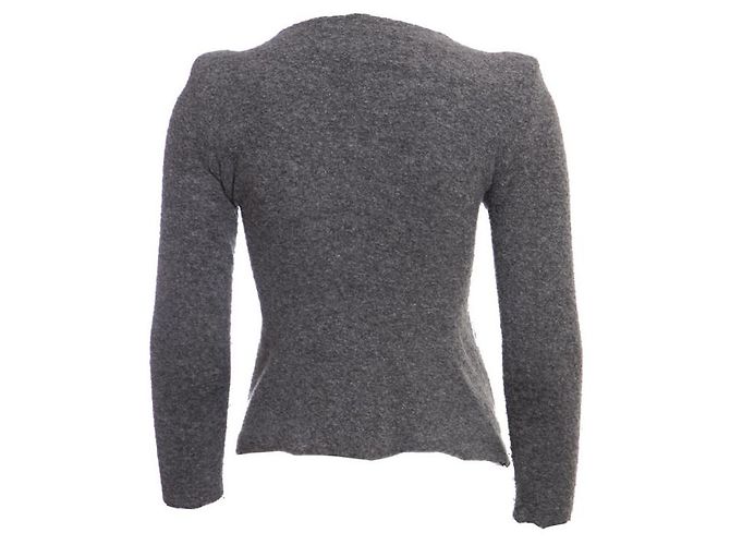 Isabel Marant Etoile, graue Wollstrickjacke/Jackengröße 1. - Ansicht 3