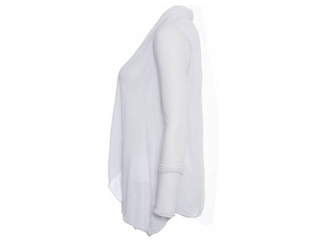 Helmut Lang, parte superior semi transparente . - vista 2