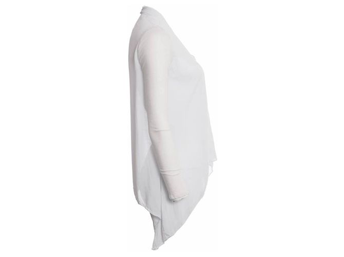 Helmut Lang, parte superior semi transparente . - vista 4