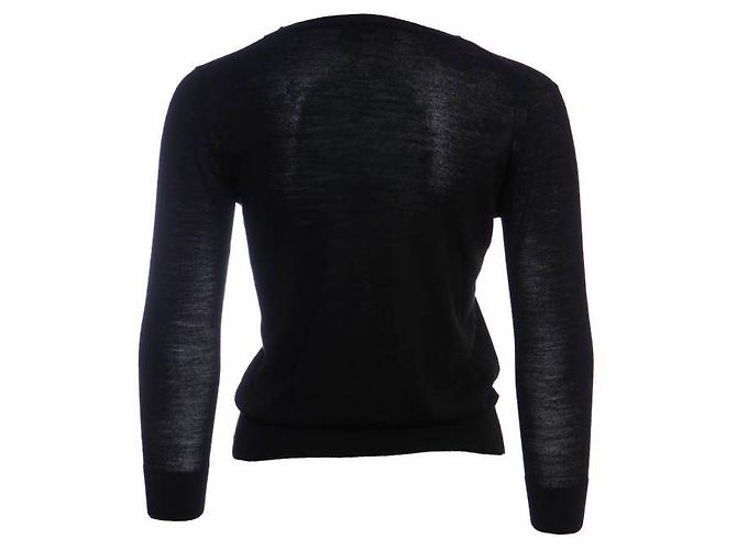 Autre Marque Rika, cardigan negro semitransparente - vista 3