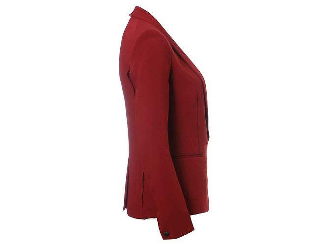 Rag & Bone Rag N Bone, bordeauxfarbener Blazer. - Ansicht 2