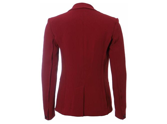Rag & Bone Rag N Bone, bordeauxfarbener Blazer. - Ansicht 3