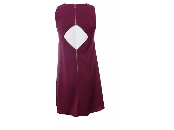 Alice + Olivia, Vestido roxo com costas abertas. - vista 3