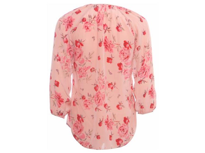 Rebecca Taylor, camicetta rosa con stampa floreale - vista 3