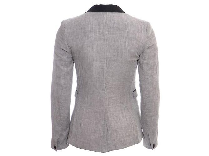 RAG & BONE,  blazer listrado com reversão azul - vista 3