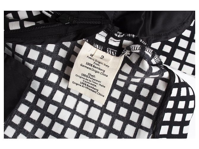 Autre Marque L'agence, Schwarz-weiß karierte Skorts - Ansicht 6
