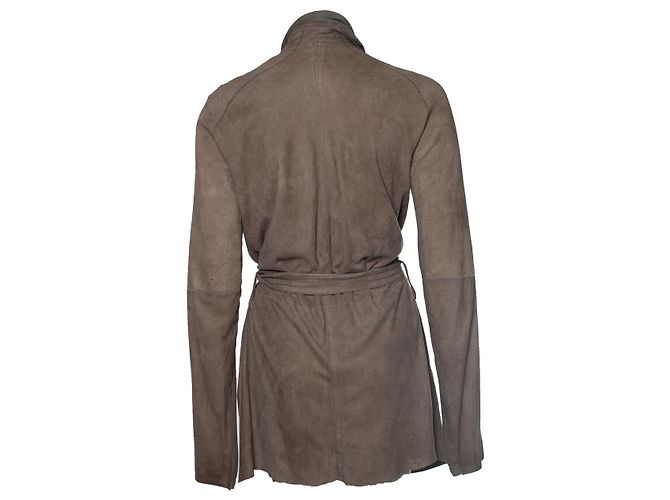 Autre Marque Isaac Sellam-Erfahrung, Wickel-Cardigan in Grün - Ansicht 2