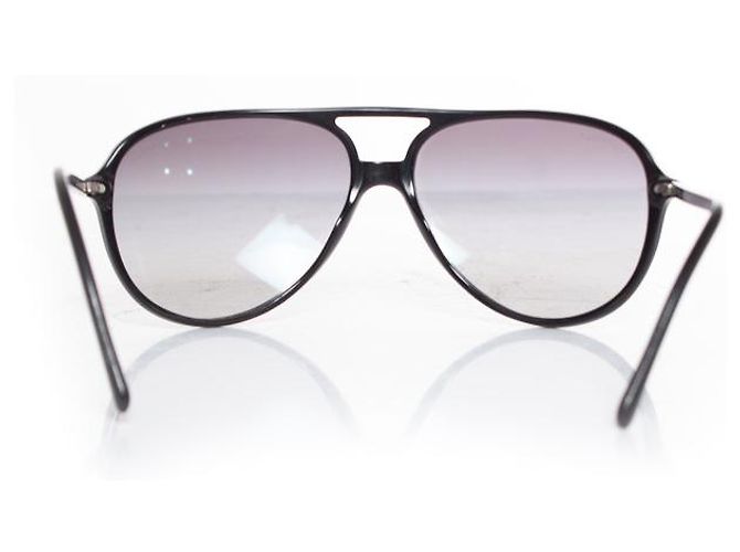 Chanel, Schwarze Pilotensonnenbrille - Ansicht 5