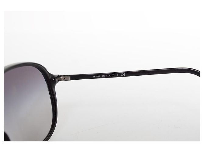 Chanel, Schwarze Pilotensonnenbrille - Ansicht 8