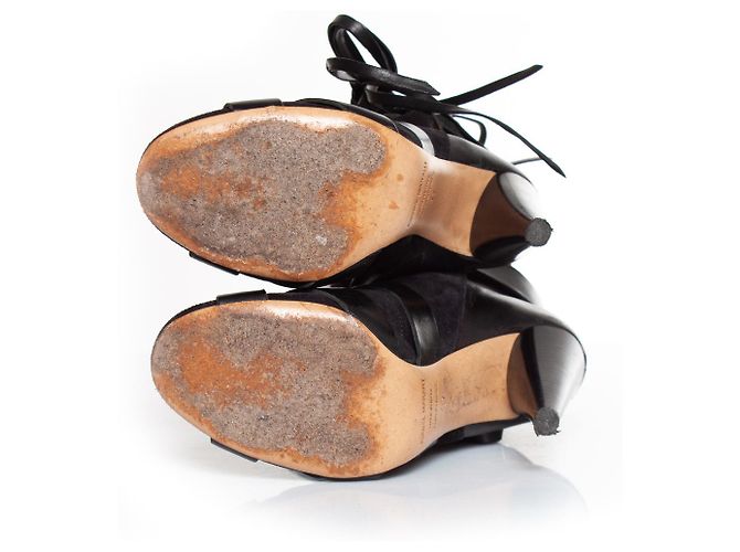 Isabel Marant, Botines Neta de pelo de conejo Negro - vista 7