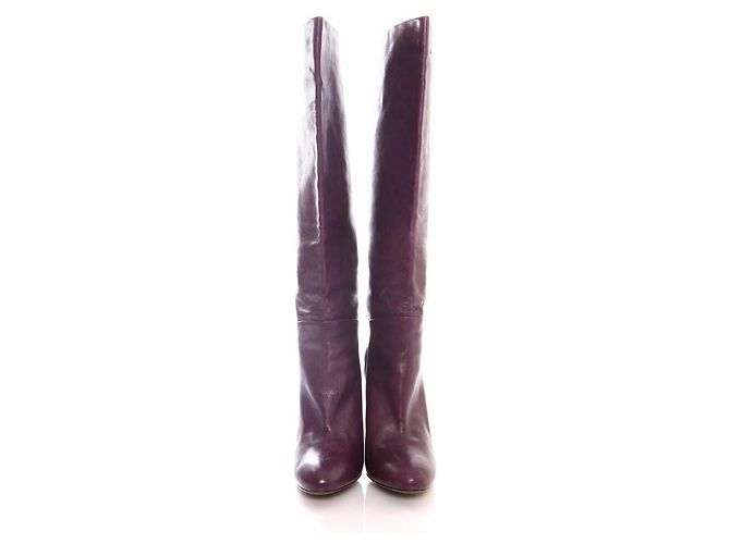 Pedro Garcia Pedro Gracia, botas de cuero moradas en tamaño 40. - vista 3