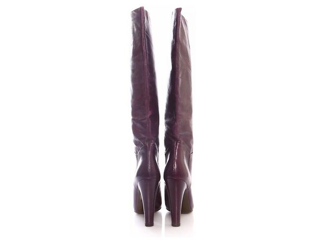Pedro Garcia Pedro Gracia, botas de cuero moradas en tamaño 40. - vista 5