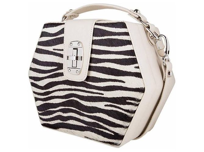Autre Marque Von Bordon,  Charlee-Tasche mit Zebramuster - Ansicht 2