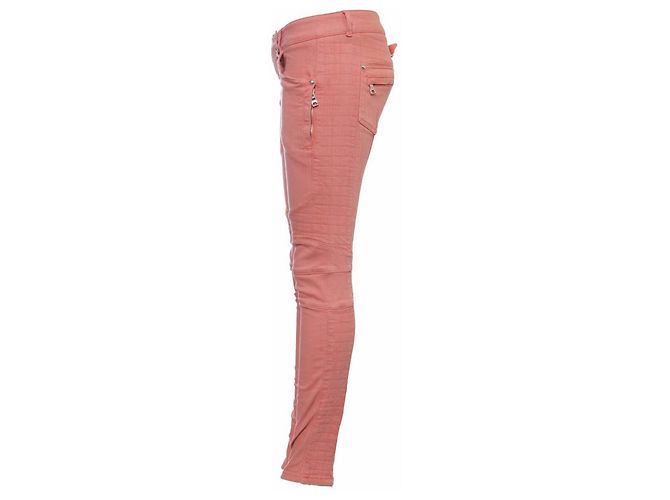 Balmain Balmaın, jeans moteros rosas. - vista 2