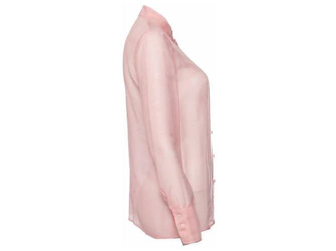 Autre Marque Tomás Rosa, Blusa rosa semitransparente. - vista 2