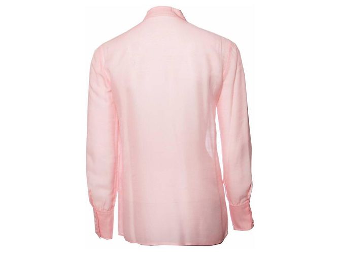 Autre Marque Tomás Rosa, Blusa rosa semitransparente. - vista 3