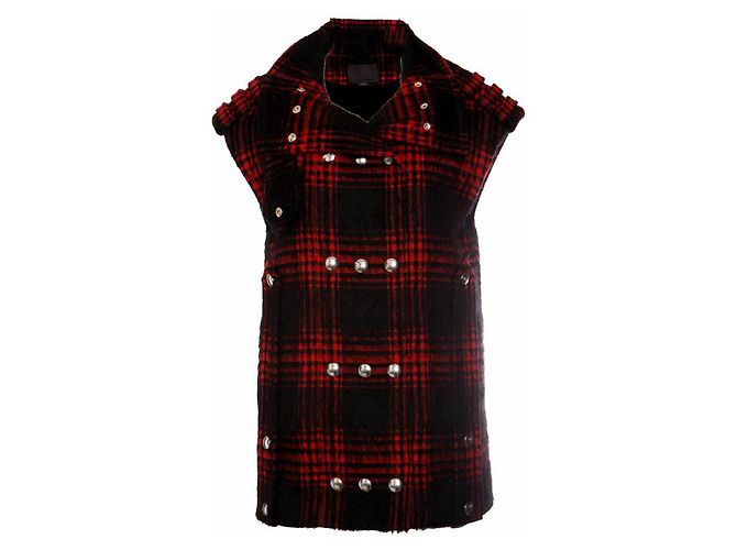 Alexander Wang, gilet foderato. Nero Rosso - vista 2