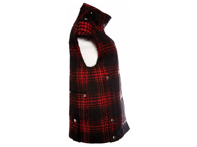 Alexander Wang, gilet foderato. Nero Rosso - vista 3