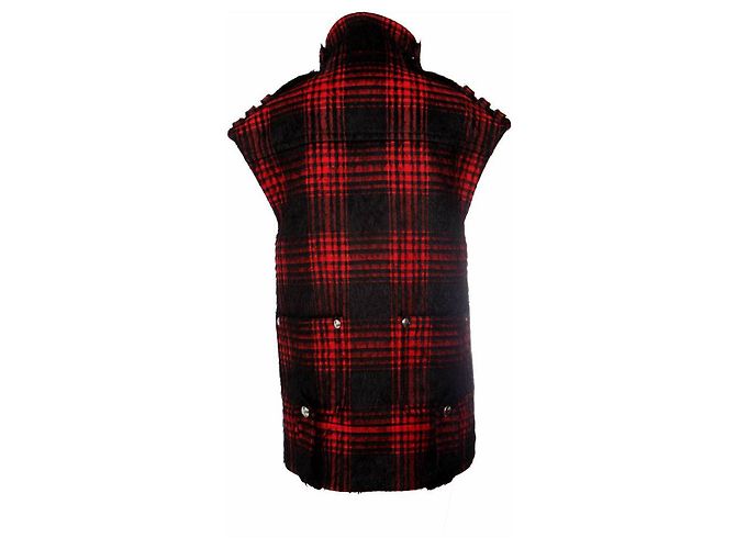 Alexander Wang, gilet foderato. Nero Rosso - vista 4