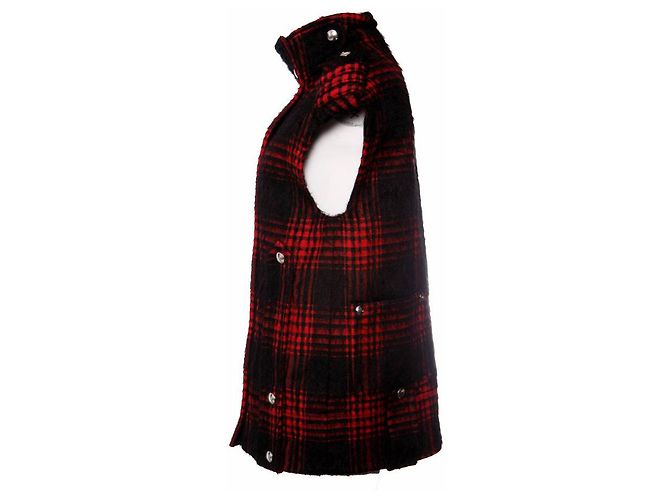 Alexander Wang, gilet foderato. Nero Rosso - vista 5