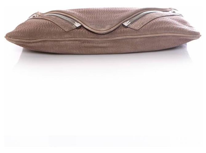 Alexander Wang, Bolso de mano Jena de piel cortada con láser en marrón. - vista 5